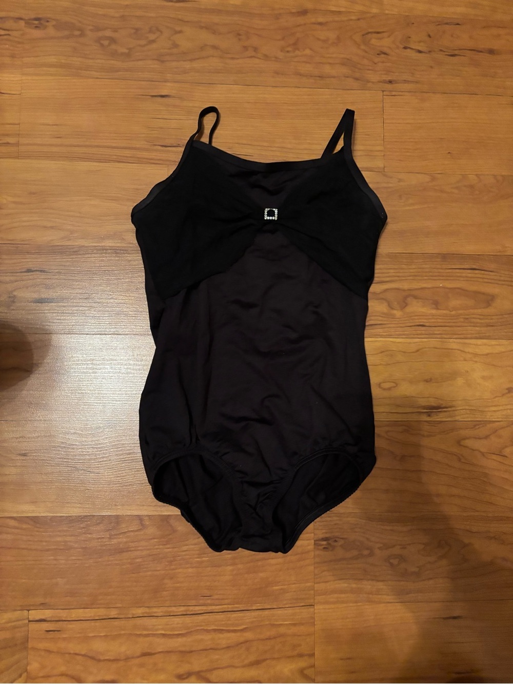 Black Rhinestone Leotard